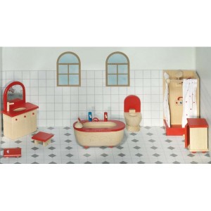 Grossiste Meuble pour maison de poupees : Salle de bain