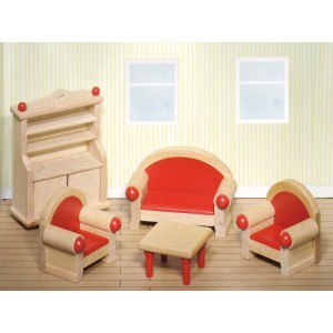 Grossiste Meuble pour maison de poupees articulees : Sejour