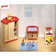 Jouet Meuble pour maison de poupees articulees : Chambre Bebe