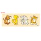 Jouet Puzzle 4 animaux : chien canard lapin chat