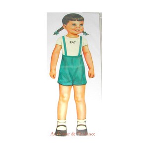 Grossiste Poupée de papier "Pat" à Habiller