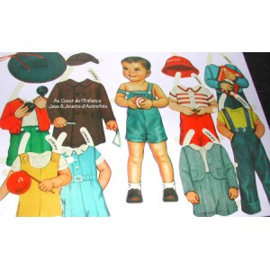 Grossiste Poupee en papier a Habiller Jimmy