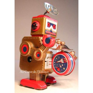 Grossiste Robot petite brune tambour