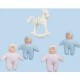 Jouet Mobile musical bebe bleu et rose