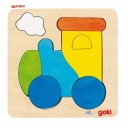 Jouet Puzzle en bois locomotive
