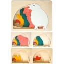Jouet Puzzle en bois Ferme de Georges Luck
