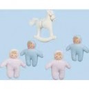 Jouet Mobile musical bébé bleu et rose