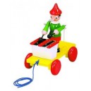 Jouet Pinocchio à tirer traditionnel